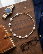 Aurora Bloom Pearl Zircon Necklace