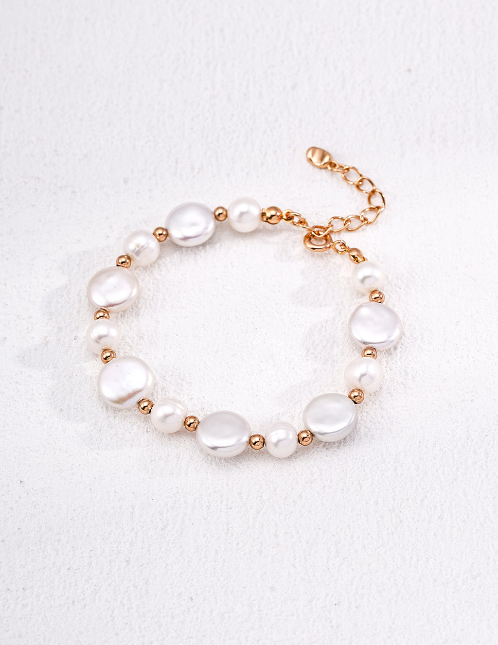 Aurora Baroque Disc Pearl Bracelet