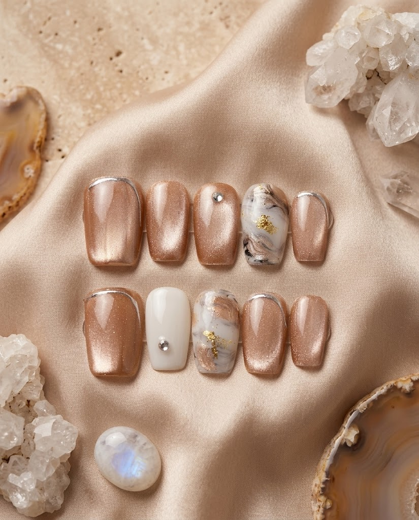 Bronzed Marble Chic
