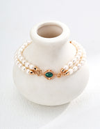 Malachite Royale Pearl Bracelet