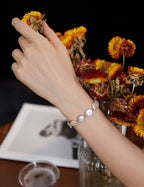 Aurora Baroque Disc Pearl Bracelet