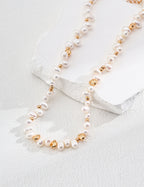 Imperial Asymmetry Pearl Necklace