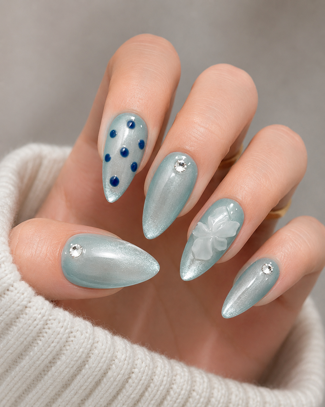 Frosted Blue Petal