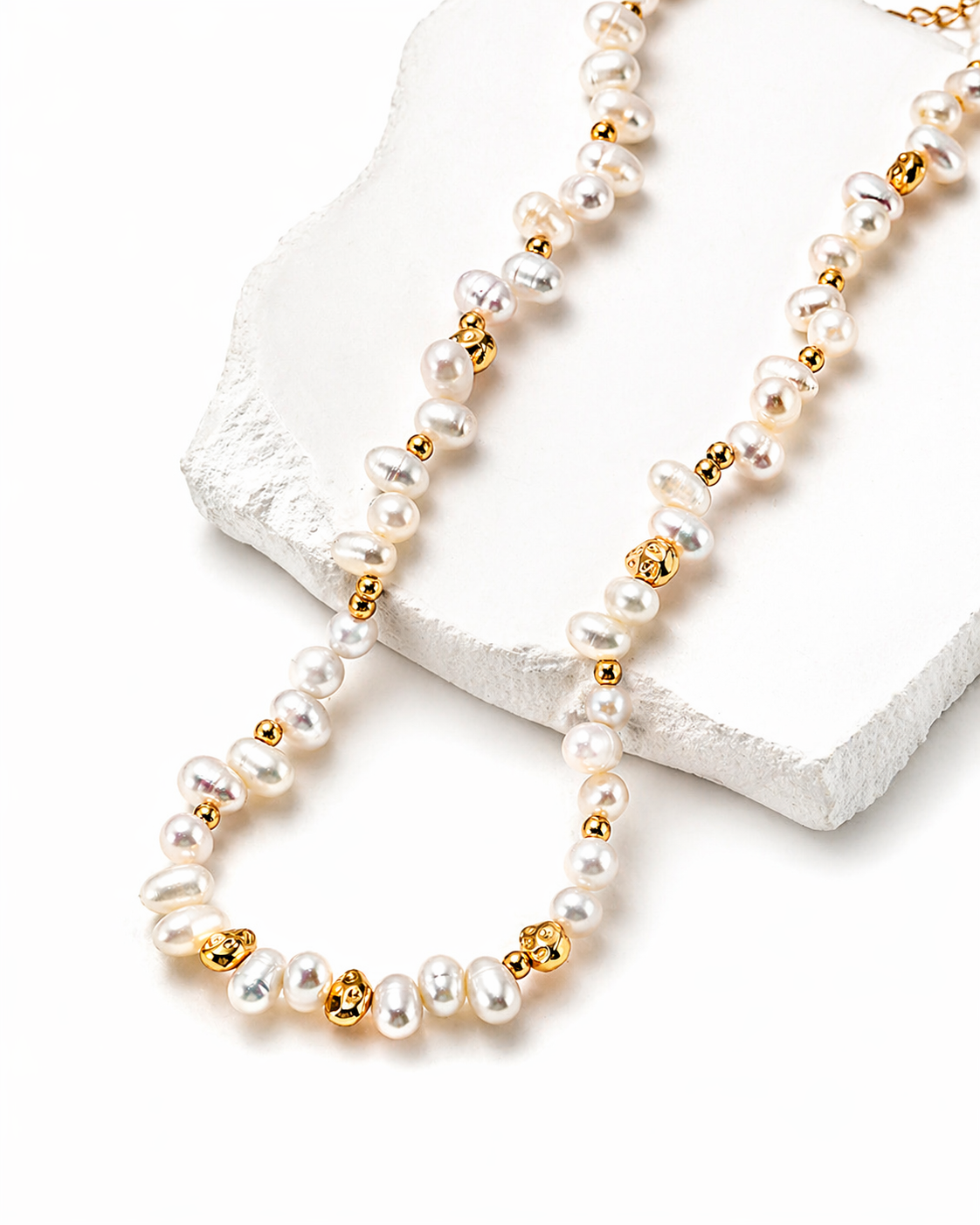 Imperial Asymmetry Pearl Necklace