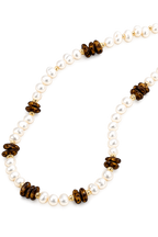 Lumière Pearl & Czech Crystal Necklace