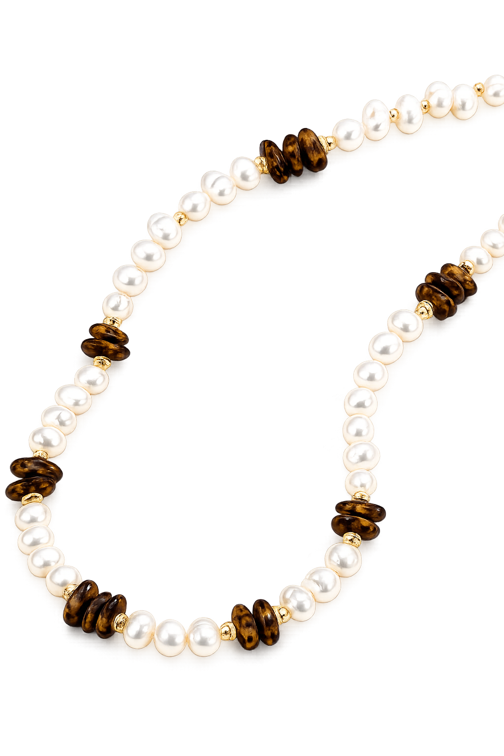 Lumière Pearl & Czech Crystal Necklace