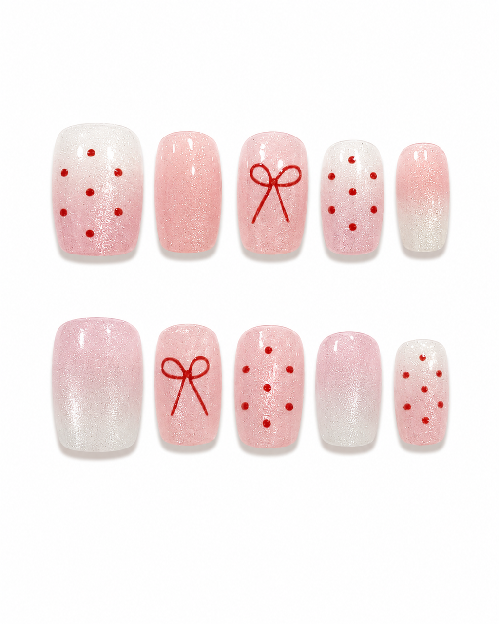 Glossy Bow Dots