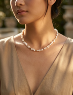 Imperial Asymmetry Pearl Necklace