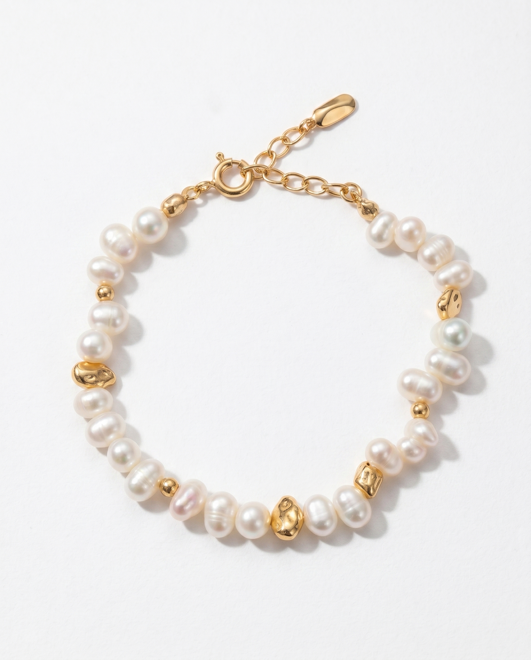 Imperial Asymmetry Pearl Bracelet