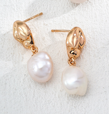 Imperial Grace Pearl Drop Earrings