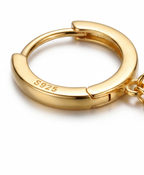 Éclat Pearl Drop Hoops