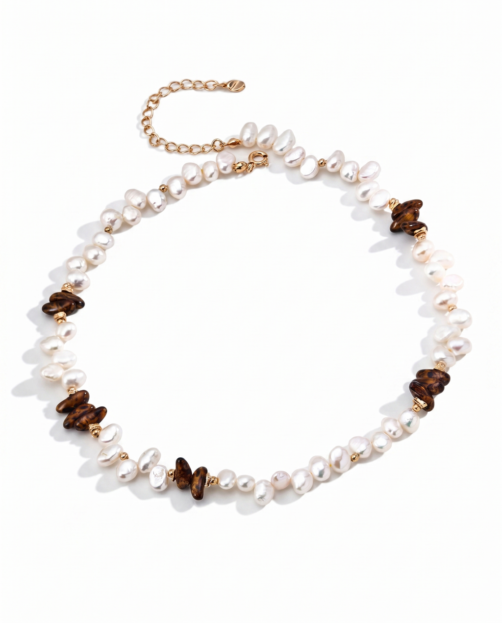 Lumière Pearl & Czech Crystal Necklace