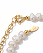 Lumière Pearl & Czech Crystal Necklace