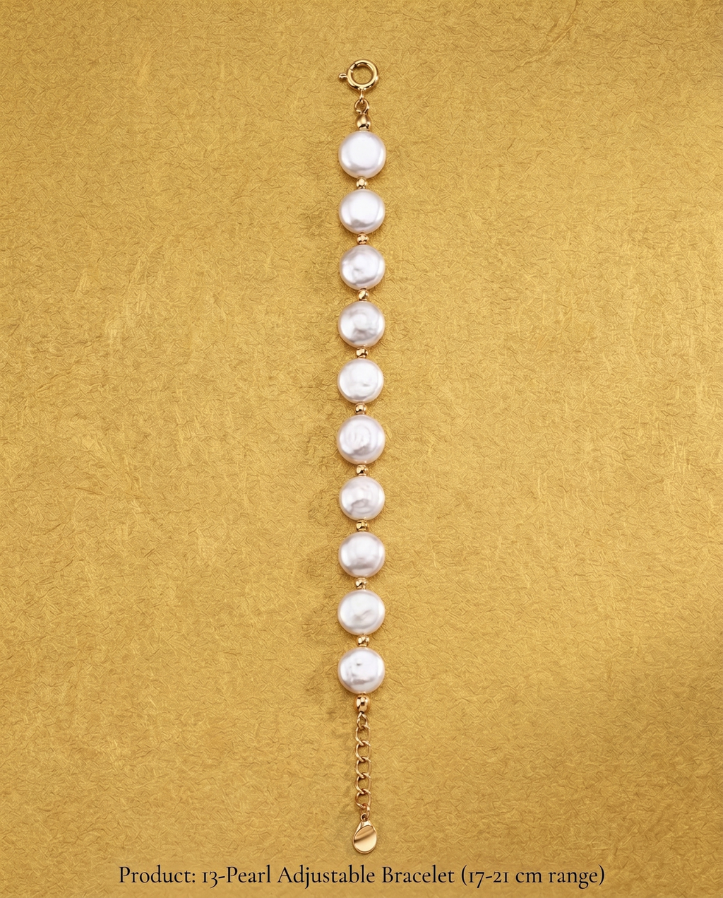 Aurora Baroque Disc Pearl Bracelet
