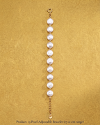 Aurora Baroque Disc Pearl Bracelet