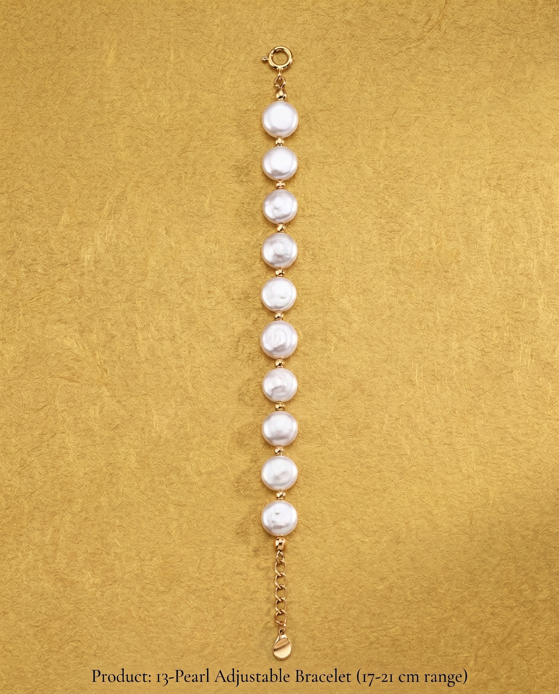 Aurora Baroque Disc Pearl Bracelet