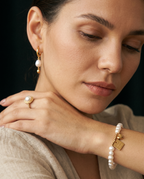 Éclat Pearl Drop Hoops