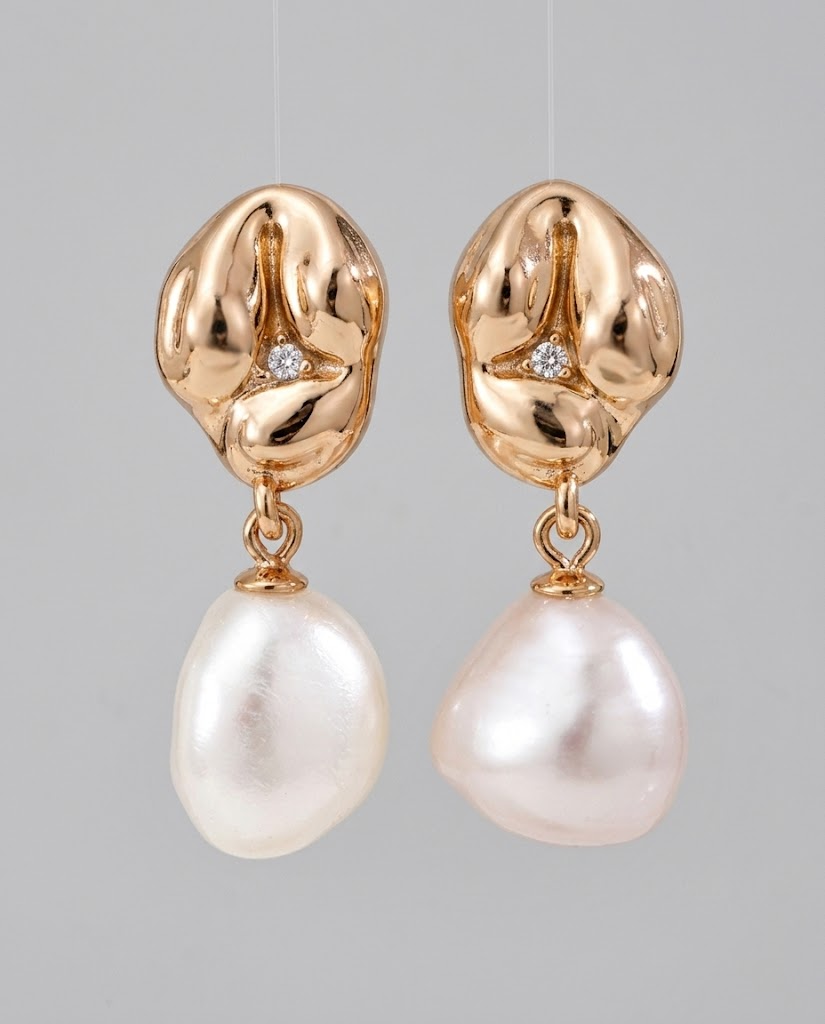Imperial Grace Pearl Drop Earrings