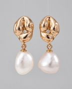 Imperial Grace Pearl Drop Earrings