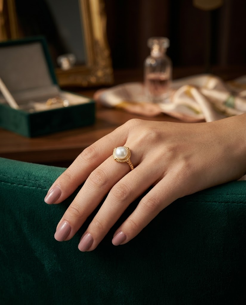 Étoile Grande Pearl Ring