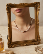 Lumière Pearl & Czech Crystal Necklace