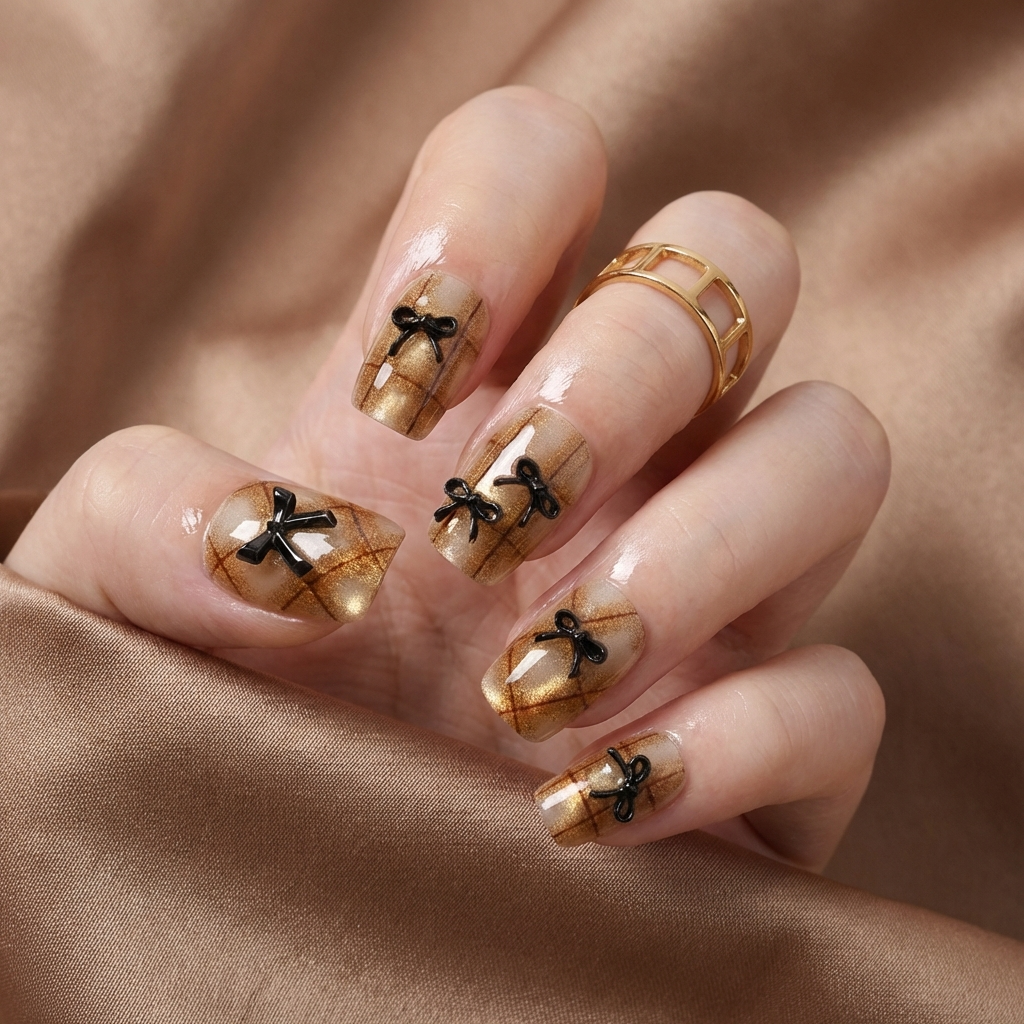 Golden Noir Ribbon
